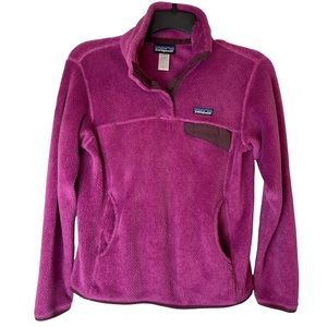 Patagonia Pink Re-Tool Snap-T Pullover Pink M